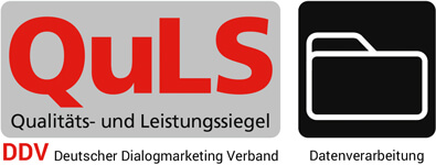 QuLS Deutscher Dialogmarketing Verband - Zertifikat PAV